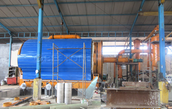 Beston Tyre to Oil Pyrolysis Plant with Excellent Design