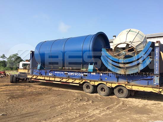 Oil Sludge Pyrolysis Plant to Nigeria