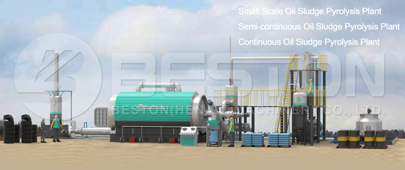 Waste Oil Sludge Pyrolysis Plant