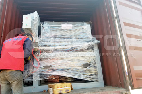 Shipment of Beston Egg Carton Making Machine