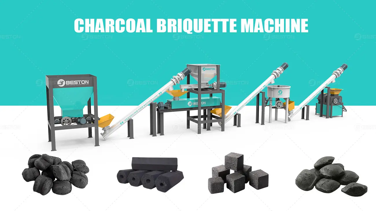 Charcoal Briquette Machine